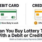 can you use a debit card for lottery tickets